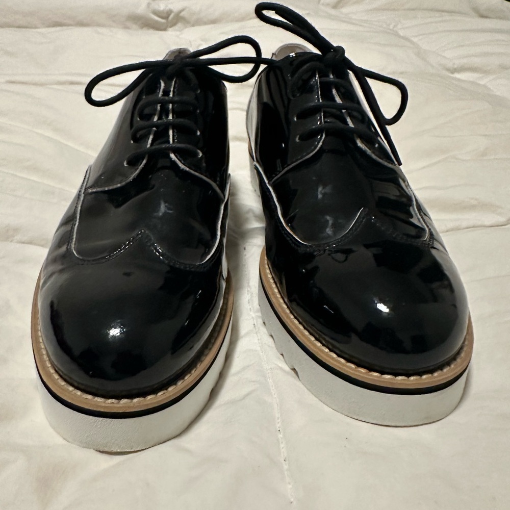 Hogan Italian Black Patent Leather Women’s Shoes - Picture 4 of 8
